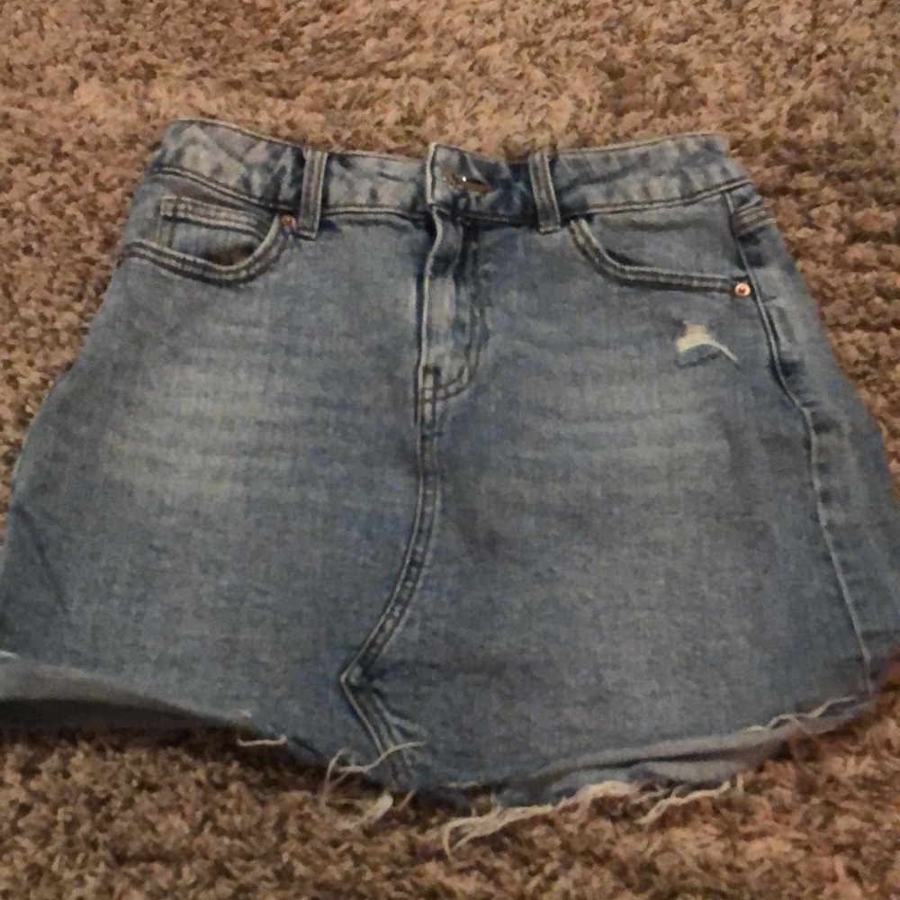 Blue jean skirt